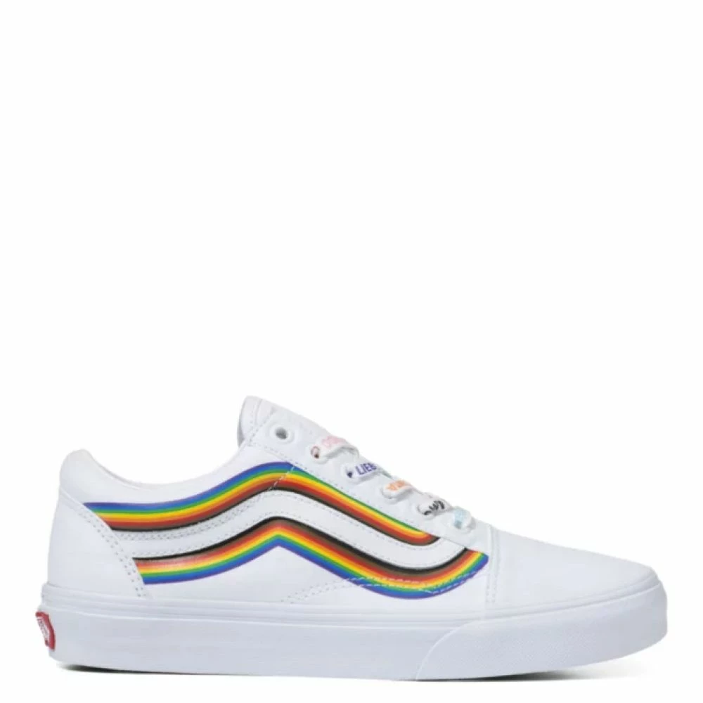 Vans Pride Old Skool In White/True White 3 Vans Pride Old Skool In White/True White