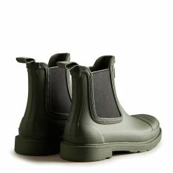 Hunter Women's Commando Chelsea Boots In Dark Olive -High Top Sales 1057 3 1100x