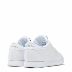 Reebok Women's Princess In White -High Top Sales 1475 7 footwear photography back lateral top view white 1100x