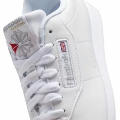Reebok Women's Princess In White -High Top Sales 1475 8 footwear photography detail view 1 white 1100x
