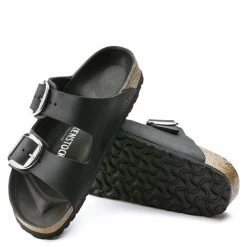 Birkenstock Women's Arizona Big Buckle Oiled Leather In Black (Narrow Width) -High Top Sales 1 0 1011075 4 1100x