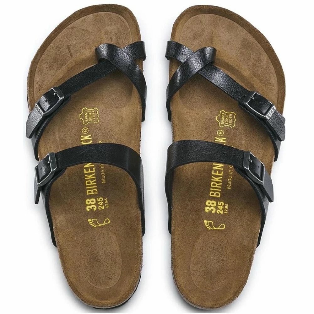 Birkenstock Mayari Birko-Flor Graceful In Licorice 6 Birkenstock Mayari Birko-Flor Graceful In Licorice - Image 4