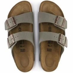Birkenstock Arizona Birkibuc In Stone (Narrow Width) -High Top Sales 1 5 151213 top 1100x
