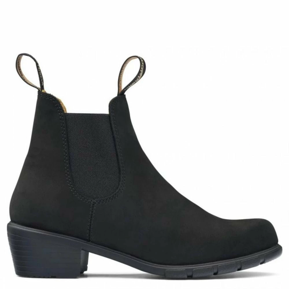 Blundstone Women's Series Heel 1960 In Black Nubuck 4 Blundstone Women's Series Heel 1960 In Black Nubuck - Image 2