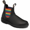 Blundstone Women's Original 2105 In Black With Rainbow Elastic And Contrast Stitching -High Top Sales 2105 2 1 1100x