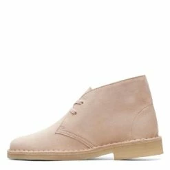 Clarks Women's Desert Boot In Beige Suede -High Top Sales 26165814 4 1100x