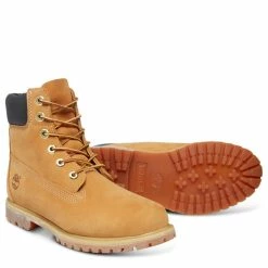 Timberland Women's Icon 6 Inch Premium Waterproof Boot In Wheat Nubuck -High Top Sales 2 0 200 timerland womens icon 6 premium waterproof boot wheat nubuck 10361713 3 1100x