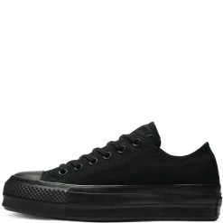 Converse Women's All Star Clean Low Top Lift In Black/Black -High Top Sales 3 2 3220 converse women lift 562926 black 2 1100x