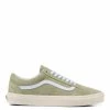 Vans Women's Pig Suede Old Skool In Moss Gray/Snow White -High Top Sales 4188 1 1100x