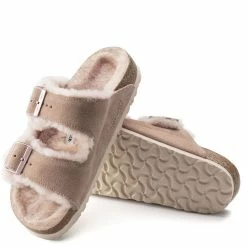 Birkenstock Women's Arizona Shearling In Light Rose -High Top Sales BI 1020411 522W 3 1100x