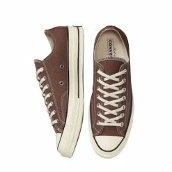 Converse Chuck 70 Vintage Canvas Low In Earthy Brown/Egret/Black -High Top Sales CN A02768C 3586 3 1100x