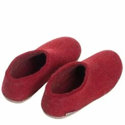 Glerups Shoe Leather Sole In Red -High Top Sales GL SH LE RED 1040 2 1100x