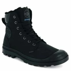 Palladium Pampa Sport Cuff WPS In Black/Black -High Top Sales PL 72992010 1030 2 1100x
