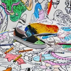 Vans X Crayola Classic Slip-On In DIY/Trace Your Dreams -High Top Sales VN 0A5JMHARZ 4198 4 1100x