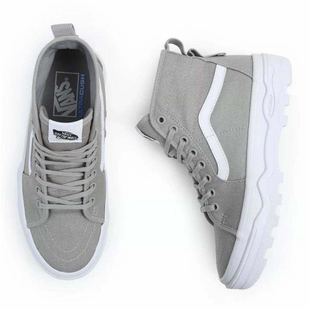 Vans Women's Sentry Sk8-Hi In Heavy Canvas Drizzle 5 Vans Women's Sentry Sk8-Hi In Heavy Canvas Drizzle - Image 3