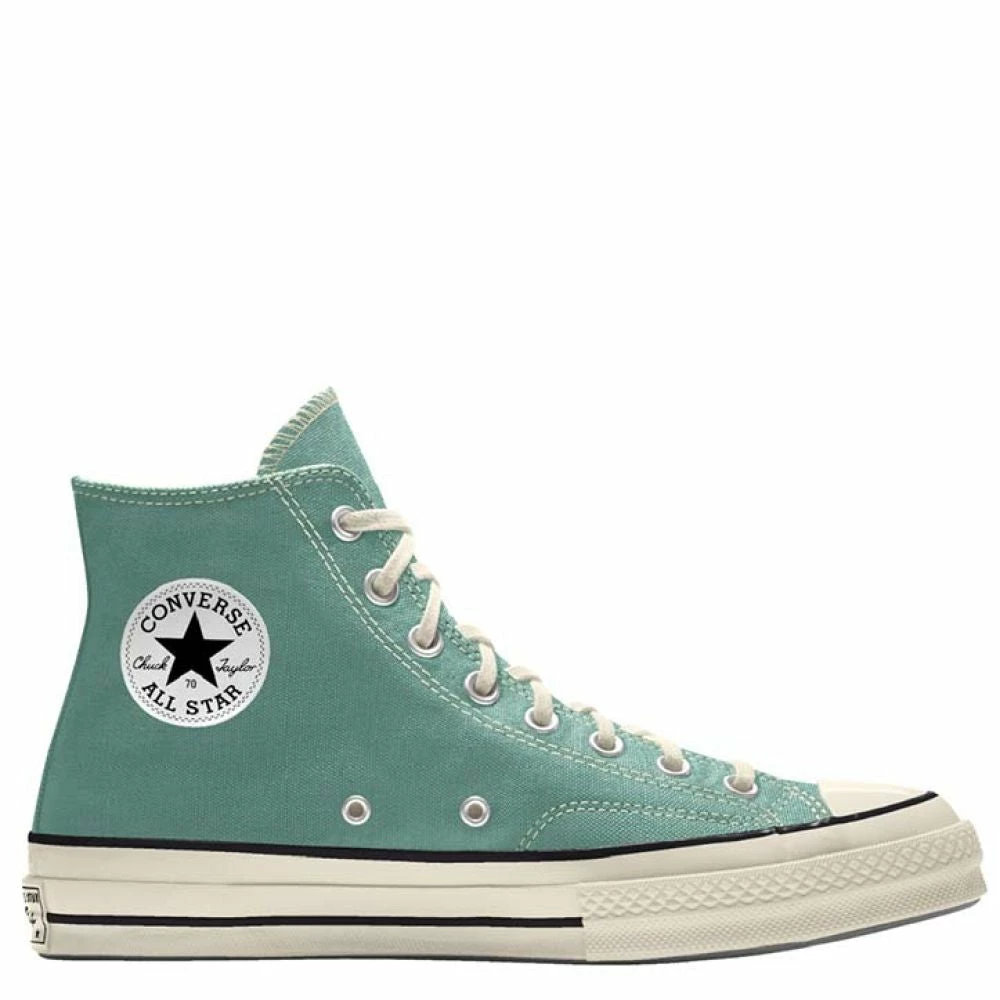Converse Chuck 70 Hi Recycled RPET Canvas In Soft Juniper/Egret/Black 3 Converse Chuck 70 Hi Recycled RPET Canvas In Soft Juniper/Egret/Black