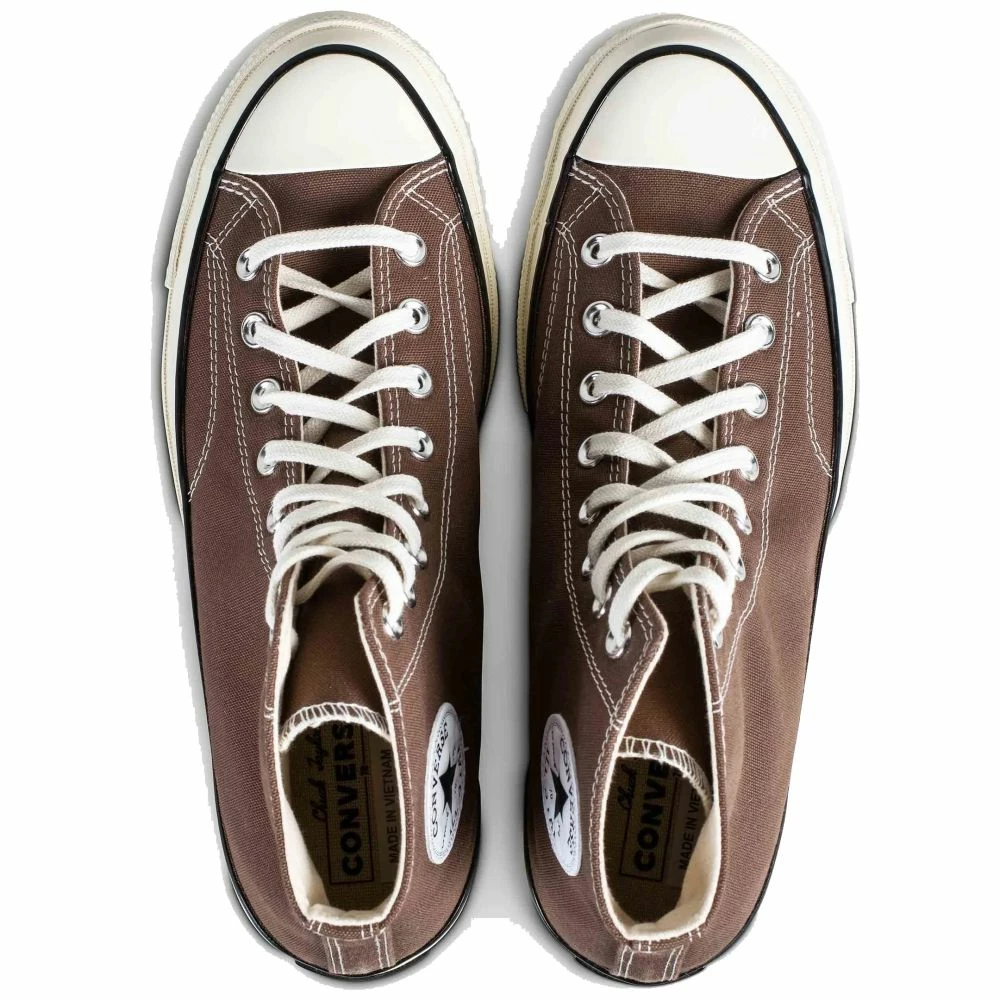 Converse Chuck 70 Vintage Canvas Hi In Earthy Brown/Egret/Black 6 Converse Chuck 70 Vintage Canvas Hi In Earthy Brown/Egret/Black - Image 4