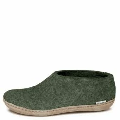 Glerups Shoe Leather Sole In Forest -High Top Sales a09 left 1100x