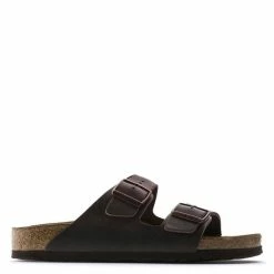 Birkenstock Arizona Softbed Oiled Leather In Habana (Narrow Width)