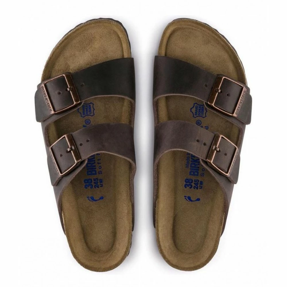 Birkenstock Arizona Softbed Oiled Leather In Habana (Narrow Width) 5 Birkenstock Arizona Softbed Oiled Leather In Habana (Narrow Width) - Image 3