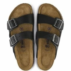 Birkenstock Arizona Softbed Oiled Leather In Black -High Top Sales b i birkenstock arizona softbed oiled leather black 752481 4 1100x