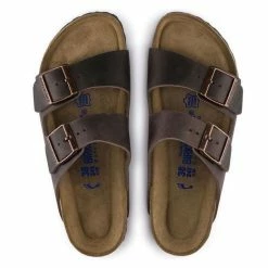 Birkenstock Arizona Softbed Oiled Leather In Habana -High Top Sales b i birkenstock arizona softbed oiled leather habana 452761 4 1100x