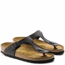 Birkenstock Gizeh Birko-Flor In Black 8 Birkenstock Gizeh Birko-Flor In Black -High Top Sales b i birkenstock gizeh birko flor black 43693 3 1100x
