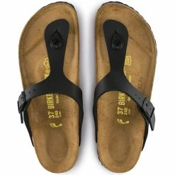 Birkenstock Gizeh Birko-Flor In Black 9 Birkenstock Gizeh Birko-Flor In Black -High Top Sales b i birkenstock gizeh birko flor black 43693 4 1100x