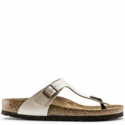Birkenstock Gizeh Birko-Flor Graceful In Pearl