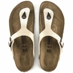 Birkenstock Gizeh Birko-Flor Graceful In Pearl 9 Birkenstock Gizeh Birko-Flor Graceful In Pearl -High Top Sales b i birkenstock gizeh graceful pearl white 943873 4 1100x