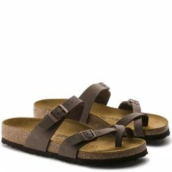 Birkenstock Mayari Birko-Flor Nubuck In Mocha -High Top Sales b i birkenstock mayari birko flor nubuck mocha 71063 3 1100x