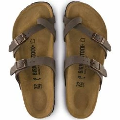 Birkenstock Mayari Birko-Flor Nubuck In Mocha -High Top Sales b i birkenstock mayari birko flor nubuck mocha 71063 4 1100x