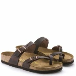 Birkenstock Women's Mayari Oiled Leather In Habana -High Top Sales b i birkenstock mayari oiled leather habana 171321 3 1100x