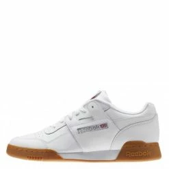 Reebok Women's Workout Plus In White/Carbon/Classic Red -High Top Sales c n cn2126 3 3a0bb2ff 595e 4326 a2e6 e619398bcf82 1100x
