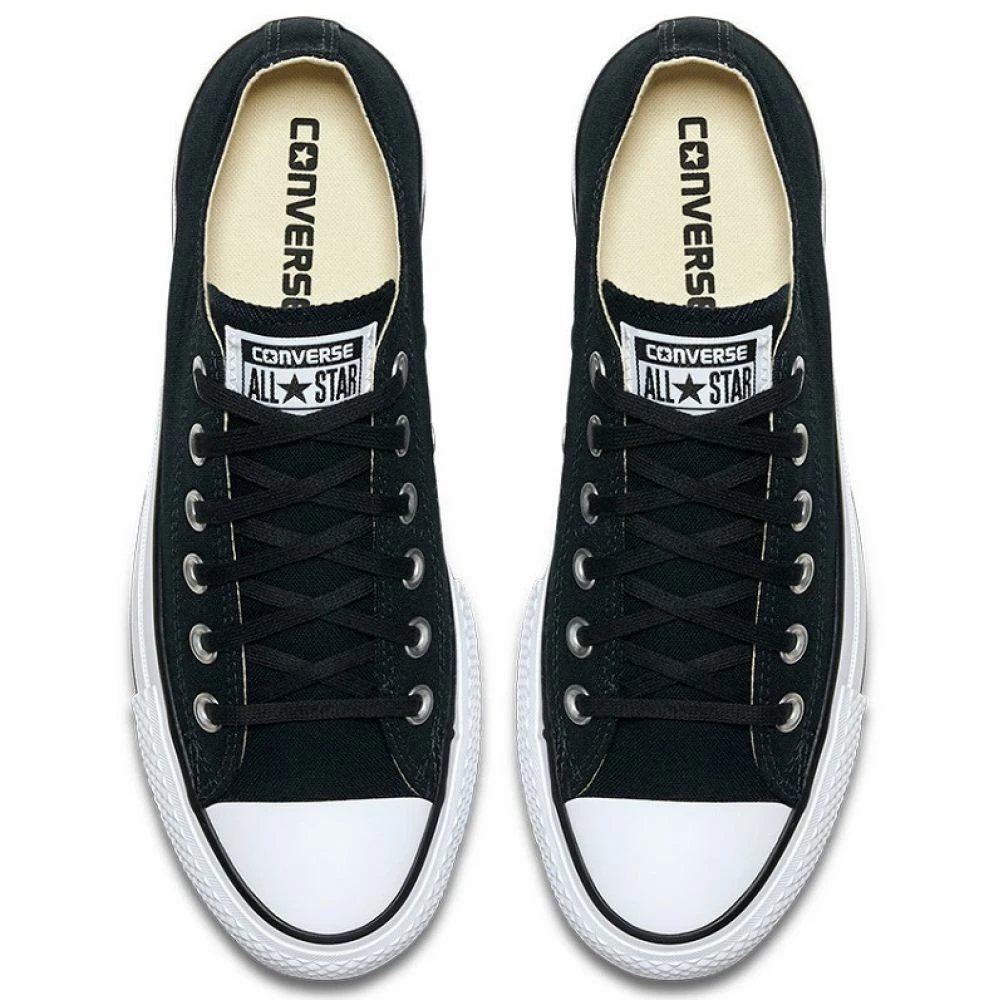 Converse Women's Chuck Taylor All Star Lift Low Top In Black 7 Converse Women's Chuck Taylor All Star Lift Low Top In Black - Image 5