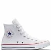 Converse Chuck Taylor All Star Leather High Top In Optic White -High Top Sales c o converse chuck taylor all star leather high top black 132169c 1 1 1100x