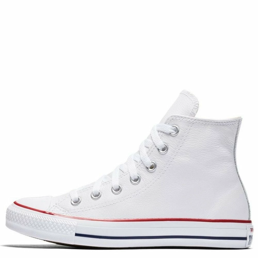 Converse Chuck Taylor All Star Leather High Top In Optic White 7 Converse Chuck Taylor All Star Leather High Top In Optic White - Image 5