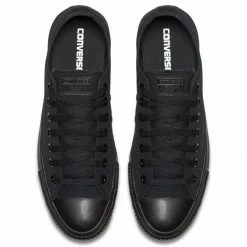 Converse Chuck Taylor All Star Mono Canvas Low Top In Black Monochrome -High Top Sales c o converse chuck taylor all star monochrome canvas low top black m5039 4 1 1100x