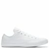 Converse Chuck Taylor All Star Mono Leather Low Top In White Monochrome -High Top Sales c o converse chuck taylor all star monochrome leather low top white 136823 1 1100x