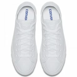 Converse Chuck Taylor All Star Mono Leather Low Top In White Monochrome -High Top Sales c o converse chuck taylor all star monochrome leather low top white 136823 4 1100x