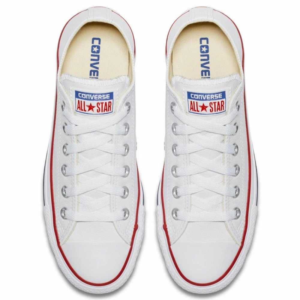 Converse Chuck Taylor All Star Leather Low Top In White 7 Converse Chuck Taylor All Star Leather Low Top In White - Image 5