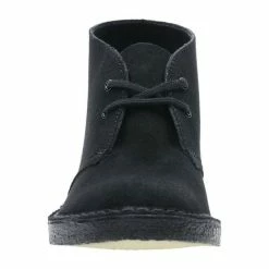 Clarks Women's Desert Boot In Black Suede -High Top Sales cl 26155524 1346 3 1100x