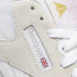 Reebok Women's Classic Nylon In White/Light Grey 9 Reebok Women's Classic Nylon In White/Light Grey -High Top Sales fv4507 7 footwear photography detail view 1 white 1100x