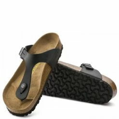 Birkenstock Women's Gizeh Oiled Leather In Black 11 Birkenstock Women's Gizeh Oiled Leather In Black -High Top Sales g i gizeh 845251 2 1100x