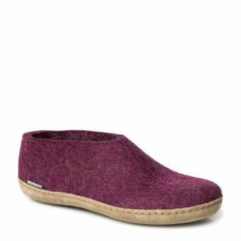 Glerups Women's Shoe Leather Sole In Cranberry 4 Glerups Women's Shoe Leather Sole In Cranberry - Image 2