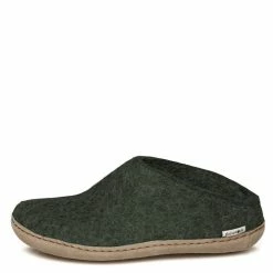 Glerups Open Heel Leather Sole In Forest -High Top Sales gb09 1006 3 1100x