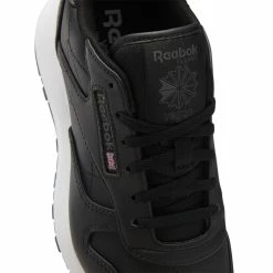 Reebok Women's Classic SP Vegan In Core Black/Pure Grey 7 10 Reebok Women's Classic SP Vegan In Core Black/Pure Grey 7 -High Top Sales gx8692 8 footwear photography detail view 2 white 1100x