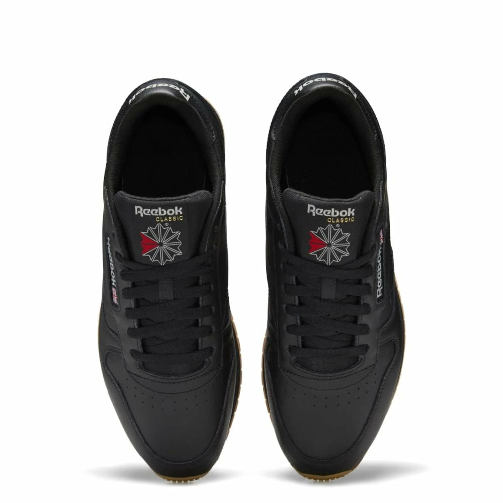 Reebok Women's Classic Leather In Core Black/Pure Grey 5/Rubber Gum 3 6 Reebok Women's Classic Leather In Core Black/Pure Grey 5/Rubber Gum 3 - Image 4