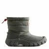 Hunter Women's Intrepid Insulated Short Snow Boots In Urban Grey