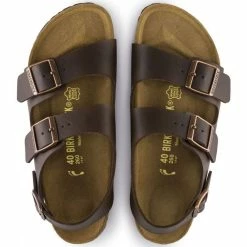 Birkenstock Milano Birko-Flor In Dark Brown -High Top Sales m i milano 34703 3 1100x